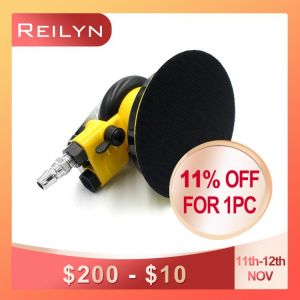 5inch pad pneumatic polishing machine pneumatic polisher tool Air sander wood furniture car floor polishing tool