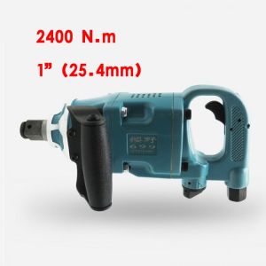 1",2400N.M air Impact torque wrench, heavy duty pneumatic spanner tool auto truck car tire install dismantle