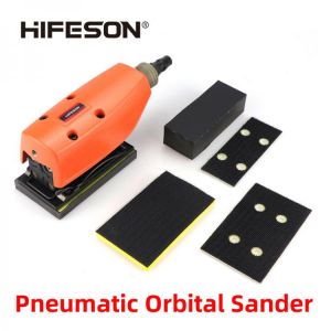 HIFESON Multifunctional Pneumatic Orbital Sandpaper Machine Wire Drawing Machine Reciprocating Special-shaped Grinding Machine