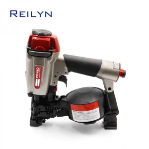 Reilyn CRN45 Pneumatic Nail Gun Roofing Coil Nailer for Fencing Framing Roof Sheathing Pallets Decorate Board Production