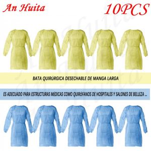 Disposable protective clothing, PP isolation clothing, waterproof and splash-proof safety clothing, laboratory overalls