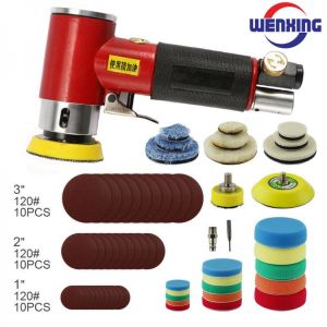 1''2''3'' car polisher Pneumatic Sanding Machine Tray Orbital High-speed Sander Polisher For Air Pow