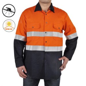 Frecotex Mens' HV Yellow FR Arc Rated Shirts