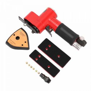 Pneumatic Sandpaper Polisher Tool Triangle Air Random Orbital Sander Machine for Woodworking Polishing and Metal-polishing