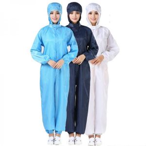 Unisex Sanitary Protection Jumpsuit Hazmat Suit Zip Isolation Protective Coveralls Disposable Factory Hospital Safety Clothing