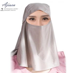 Ajiacn anti-Electromagnetic radiation Head cover monitoring room Communication base station EMF shielding unisex head hood