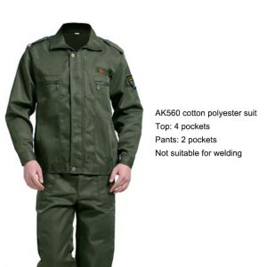 Workwear Suits Men's Coverall Summer Thin  Labor Protection Clothes Cotton Wear Resistant Anti Scalding Welding Clothing
