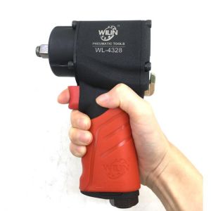 1/2 Inch Micro Air Wrench Gun Pneumatic Impact Wrench Car Wrench Solid Tool Tire Lug Nuts Spanner 1300NM Big Torque Twim Hammer