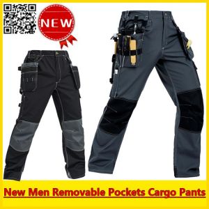 Bauskydd High Quality Working Men Durable multi-pockets working pant cargo pant with removable pockets free shipping