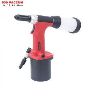 YOUSAILING High Quality Pneumatic Blind Riveter Air Rivet Guns Industrial Level Vacuum 2.4-4.8mm Red Color