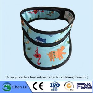 Genuine radiological protection Children thyroid collar x-ray gamma ray protective 0.5mmpb Children lead rubber collar