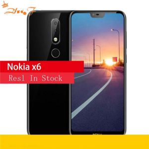 Nokia X6 2018 64G ROM 4G RAM 3060mAh 16.0MP 3 Camera Dual Sim Android LTE Fingerprint 5.8 inch Octa Core Smart Mobile Phone