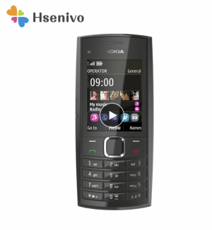 Nokia X2-02 Refurbished-Original Unlocked Nokia X2-02 Single Core Symbian OS  FM Radio Dual SIM 1020mAh Free shipping