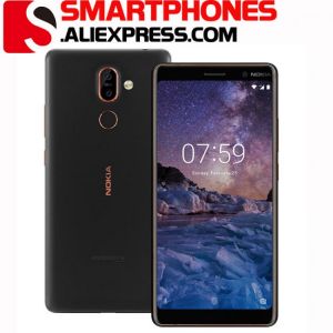 Nokia 7 Plus Original Unlocked Android Dual Sim Phone 4G LTE GSM 6.0'' Dual 12MP Octa Core 4GB RAM 64GB ROM 3800mAh Fing
