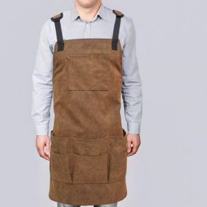 Heavy Duty Gardening Welding Apron Sleeves Gloves Protection Thornproof  Wear-resistant Leather Safety Workwear Welders Clothing