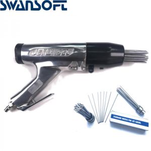 Derusting gun pneumatic descaling gun JEX-28 marine descaling tool 3*180mm needle removing slag