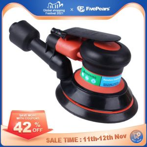FivePears Pneumatic Sanding Machine 125MM 5" Eccentric 5MM Random Orbital Vacuum Air Sander Pneumatic Tools