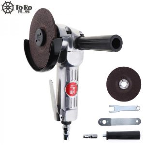TORO-6040 4 Inch High Speed Pneumatic Air Grinder Angle Grinder with Disc Polished Piece for Polishing Machine Cutting Tools
