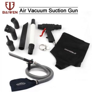 1x Set Air Duster Compressor Kit Dual Function Air Vacuum Blow Suction Gun Pneumatic Vacuum Cleaner Tools