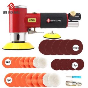 Wholesale 50mm 75mm Mini Orbital Air Sander Polisher for Car Pneumatic Air Tools Buffer Dual Action Orbital