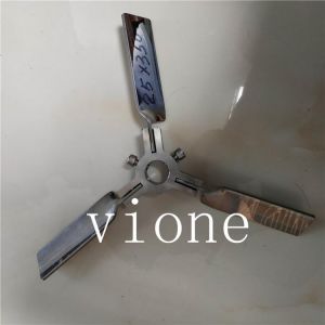 Free Shipping SUS 304 Steel Folding Propeller Agitator Blade Fold Paddle Stirer For Mixer Machine Dispersion 3 Leaf Fan