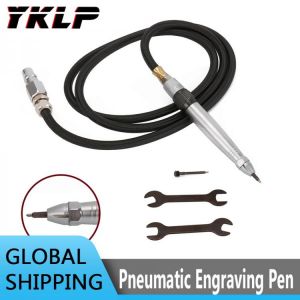 Pneumatic Engraving Lettering Tool Air Micro Grinder Scribe Hammer  Pen Air Pencil Die Grinder Kit Scribe Hose Engraving Pen