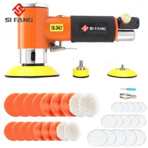 Pneumatic Polishing Grinding Machine 2inch 3inch Mini Orbital Air Sander  Air Tools Buffer Dual Action Orbital Polisher for Car