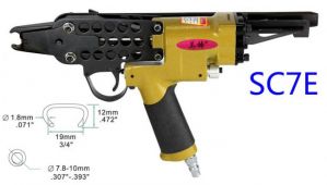 Alifix SC7E Pneumatic C-Ring Gun, Air Nail Gun , Hog Ring Plier , C-Ring Naier Original Authentic