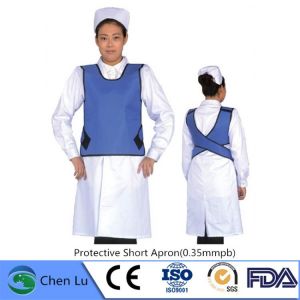 Direct selling radiological protection 0.35mmpb lead short apron nuclear radiation protective Comfortable breathable short coat