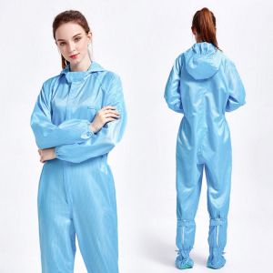 Protective Coverall CleanRoom Clothes Anti static  Radiation protection effective particles Working Clothes