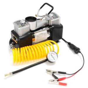 150PSI 60L 12V Air Compressor 150PSI 4WD Car Tire Inflator Pump Portable Kit Pressure Pump Dual Cylinder Pressure Pump Tool Sets