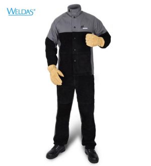 Flame Resistant Coverall Arc Knight Cow Leather Flame Retardant Welding Clothing FR Welder Pants Fire Resistant Welding Jackets