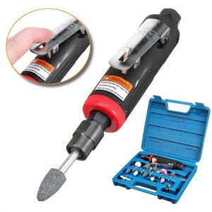 1 Set Polishing Carving Air Compressor Sander Grinding Power Tools Storage Box 1/4" Pneumatic Die Grinder Tire Repair Tools K
