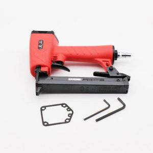 Nailing Gun Pneumatic Nail Gun Woodworking Iron Woven Rattan Furniture Aluminum Tube Narrow Crown Stapler
