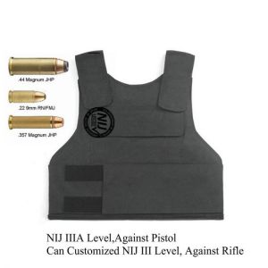 American Standard NIJ IIIA Level Hidden Bulletproof Vest Police Level 2 Tactical Army Bulletproof Vest