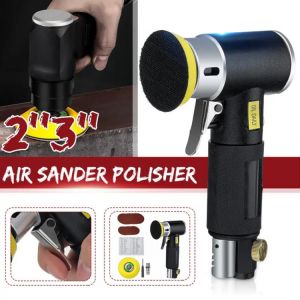 2'' 3'' Mini Air Sander Dual Action Random Air Orbital Sander Polisher Grinder Pneumatic Sander Sanding Tools 