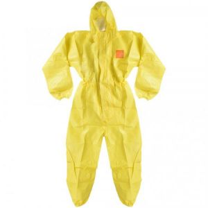 3000 Chemical Liquid Protective Suit Waterproof Acid and Alkali Protective Coverall Safety Work Clothes Anti static EN1149-5