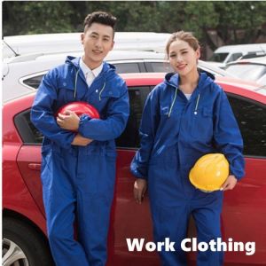 Work Clothing Men Women Germent Coverall Hooded for Car Painting Spray Work Anti-Dust Clothing Suit Mechanic Repairment