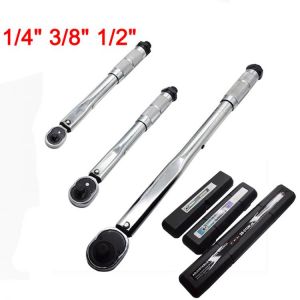 1/4 3/8 1/2 Square Drive Torque Wrench Drive Two Way To Accurately Mechanism Wrench Hand Tool Spanner Torque Meter Preset Ratche