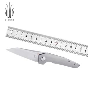 Kizer Pocket Knife VK1-FL KI4565A1 2021 New Titanium Handle Knife with S35VN Steel Blade High Quality EDC Hand Tools