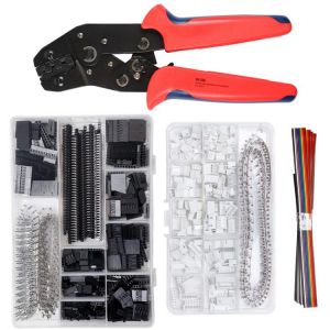 SN-28B Crimping pliers tool set-1550pcs 2.54mm Dupont connectors and crimp pins，460pcs 2.54 mm JST-XH JST connector kit