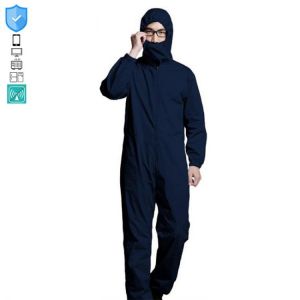 Recommend Electromagnetic radiation protective Metal fiber coverall Strong radiation area EMF shielding overalls