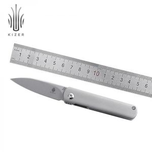 Kizer mini knife Feist KI3499 top knifes high quality s35vn steel blade best folding knives with smooth titanium handle