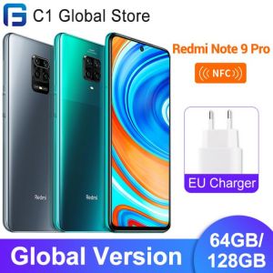 Global Version Xiaomi Redmi Note 9 pro Cellphone 6GB 64GB/128GB Snapdragon 720G Octa Core NFC 6.67" FHD+ DotDisplay 64MP Came