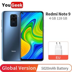 Global Version Xiaomi Redmi Note 9 4GB RAM 128GB ROM MTK Helio G85 Octa Core 48MP 6.53" DotDisplay 5020mAh Note9 CellPhone