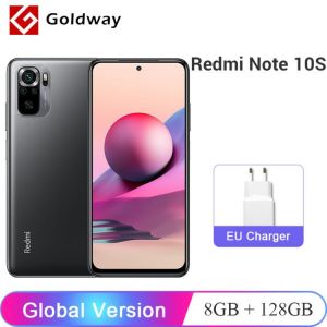 all in one place טלפונים סלולרים Global Version Xiaomi Redmi Note 10S 8GB RAM 128GB ROM 64MP Quad Camera 6.43" AMOLED Display 33W Redmi Note 10 S Cellphone