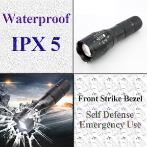 XM-L L2 5000LM Aluminum Waterproof Zoomable CREE LED Flashlight Torch tactical  light for 18650 Rechargeable Battery or AAA