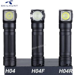 New Skilhunt H04 H04R H04F Led flashlight Two Customized UI Cree XML1200Lm flashlight Hunting Fishing Camping flashligh+Headband