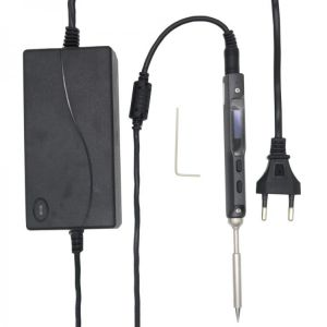 TS100 Portable MINI Programmable Digital LCD Display Electric Soldering station +TS Soldering Iron Tip+24V/3A DC Power Adapter