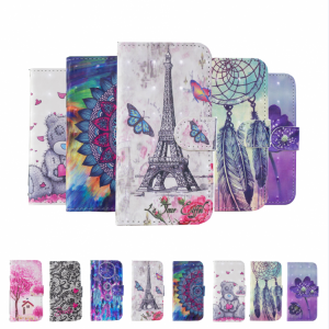 Leather Flip Case For Xiaomi Redmi 6A Note 4X 6 7 8 9 10 Pro 8A 9A 9S 10S Phone Cover Wallet Painted Book Funda